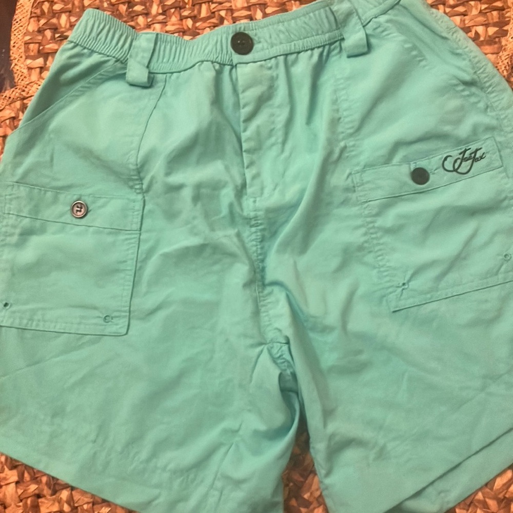 Aqua in color - Joe Jax Men's Shorts